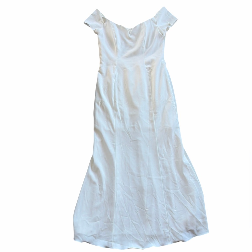Badgley Mischka White Dress - Picture 2 of 6